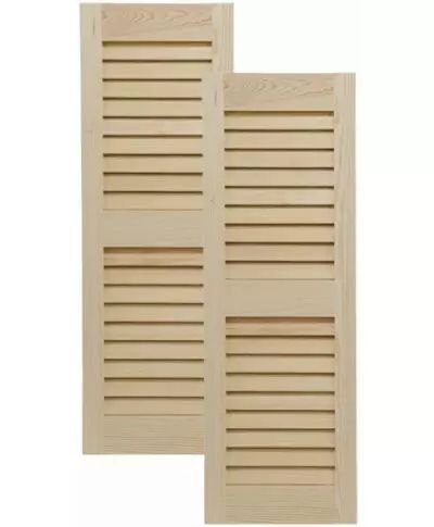 Wood Louver Shutters