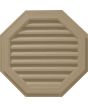 22"W x 22"H Octagon Gable Vent Louver, 54 Sq. Inch Vent Area
