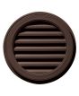 18"W x 18"H Round Gable Vent Louver, 26 Sq. Inch Vent Area