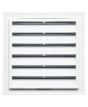 18"W x 24"H Rectangle Gable Vent Louver, 001 - White (5/pack)