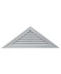 26"H x 52"W Triangle Gable Vent Louver, 12/12 Pitch, 88 Sq. Inch Vent Area