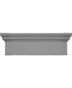 43 5/8"W x 9"H Flat Panel Crosshead, Fade-Resistant Vinyl