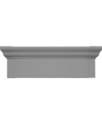 128"W x 9"H Flat Panel Crosshead, Fade-Resistant Vinyl