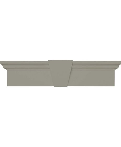 37 5/8"W x 6"H Flat Panel Crosshead, Fade-Resistant Vinyl