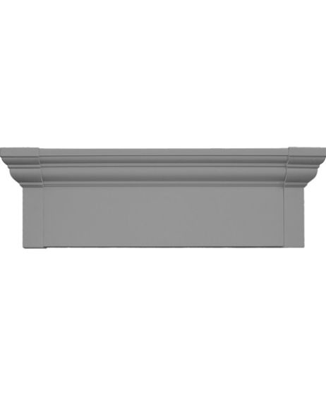 33 5/8"W x 9"H Flat Panel Crosshead, Fade-Resistant Vinyl