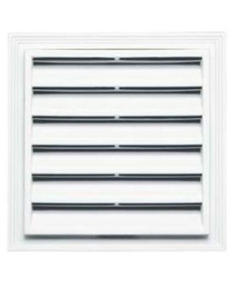 18"W x 24"H Rectangle Gable Vent Louver, 001 - White (5/pack)