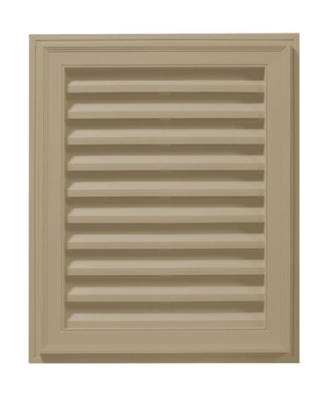 20"W x 30"H Classic Rectangle Gable Vent Louver, 97 Sq. Inch Vent Area